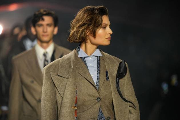 Milan, Milan Women s Fashion Week: Fall Winter 2026 27 - Women s Fashion, Fall Winter 2026 27 - Boss fashion show - catwalk in the photo: Model  Copyright: xRiccardoxGIordanox xipa-agency.netx xRiccardoxGIordanox IPA_Agency_IPA72051248