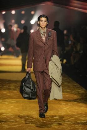 Milan, Milan Women s Fashion Week: Fall Winter 2026 27 - Women s Fashion, Fall Winter 2026 27 - Boss fashion show - catwalk in the photo: Model  Copyright: xRiccardoxGIordanox xipa-agency.netx xRiccardoxGIordanox IPA_Agency_IPA72051148