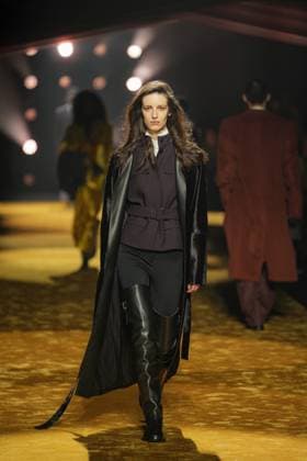 Milan, Milan Women s Fashion Week: Fall Winter 2026 27 - Women s Fashion, Fall Winter 2026 27 - Boss fashion show - catwalk in the photo: Model  Copyright: xRiccardoxGIordanox xipa-agency.netx xRiccardoxGIordanox IPA_Agency_IPA72051214
