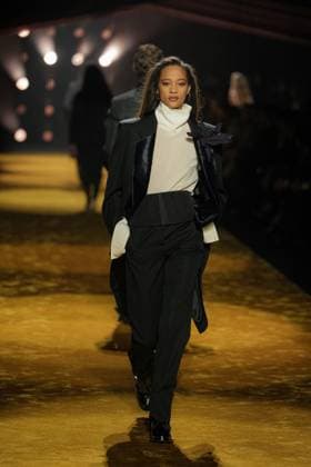 Milan, Milan Women s Fashion Week: Fall Winter 2026 27 - Women s Fashion, Fall Winter 2026 27 - Boss fashion show - catwalk in the photo: Model  Copyright: xRiccardoxGIordanox xipa-agency.netx xRiccardoxGIordanox IPA_Agency_IPA72051232