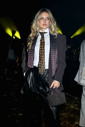 Milan, Milan Women s Fashion Week: Fall Winter 2026 27 - Boss Fashion Show - Guests. Pictured: Alica Schmidt  Copyright: xRiccardoxGiordanox xipa-agency.netx xRiccardoxGiordanox IPA_Agency_IPA72052707