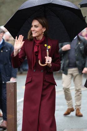 . 26 02 2026. Newtown , United Kingdom. Prince William and Kate Middleton, the Prince and Princess of Wales, during a visit to Newtown in Wales, United Kingdom.  xStephenxLockx xi-Imagesx IIM-26597-0014