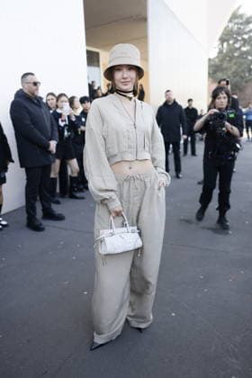 MFW - Prada Outside Namtan Tipnaree Weerawatnodom at the Prada fashion show during the Milan Menswear Fall Winter 2026 2027 Fashion Week on February 26, 2026 in Milan, Italy. Photo by Marco Piovanotto ABACAPRESS.COM Milan Italy  Copyright: xPiovanottoxMarco ABACAx