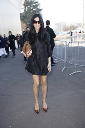 MFW - Prada Outside Gabbriette at the Prada fashion show during the Milan Menswear Fall Winter 2026 2027 Fashion Week on February 26, 2026 in Milan, Italy. Photo by Marco Piovanotto ABACAPRESS.COM Milan Italy  Copyright: xPiovanottoxMarco ABACAx