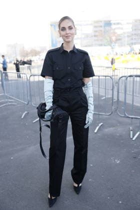 MFW - Prada Outside Chiara Ferragni at the Prada fashion show during the Milan Menswear Fall Winter 2026 2027 Fashion Week on February 26, 2026 in Milan, Italy. Photo by Marco Piovanotto ABACAPRESS.COM Milan Italy  Copyright: xPiovanottoxMarco ABACAx