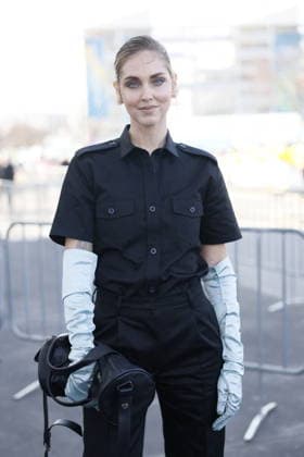 MFW - Prada Outside Chiara Ferragni at the Prada fashion show during the Milan Menswear Fall Winter 2026 2027 Fashion Week on February 26, 2026 in Milan, Italy. Photo by Marco Piovanotto ABACAPRESS.COM Milan Italy  Copyright: xPiovanottoxMarco ABACAx