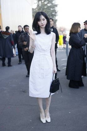 MFW - Prada Outside Karina at the Prada fashion show during the Milan Menswear Fall Winter 2026 2027 Fashion Week on February 26, 2026 in Milan, Italy. Photo by Marco Piovanotto ABACAPRESS.COM Milan Italy  Copyright: xPiovanottoxMarco ABACAx