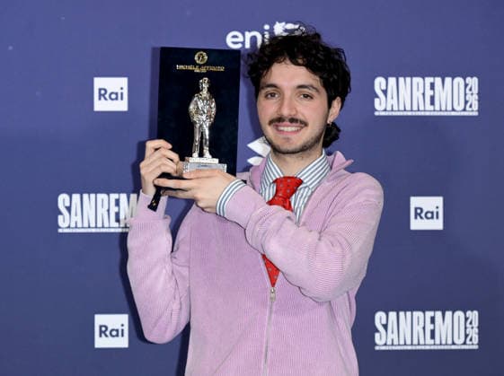 Sanremo, 76th Italian Song Festival - Nuovo Imaie Award photocall - pictured: Mazzariello  Copyright: xTerenghi PoolxSanremo02x xipa-agency.netx xPoolxSanremox02x IPA_Agency_IPA72054106