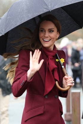 . 26 02 2026. Newtown , United Kingdom. Prince William and Kate Middleton, the Prince and Princess of Wales, during a visit to Newtown in Wales, United Kingdom.  xStephenxLockx xi-Imagesx IIM-26597-0024