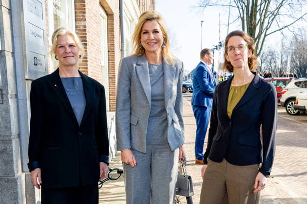 Queen Maxima visits the Takecarebnb Foundation. Amsterdam, the Netherlands. 26 Feb 2026 Queen Maxima during a working visit to the Takecarebnb foundation, winner of an Apple of Orange. The foundation helps status holders integrate by temporarily placing them with Dutch host families. Amsterdam Nederland  Copyright: xMischaxSchoemakerx