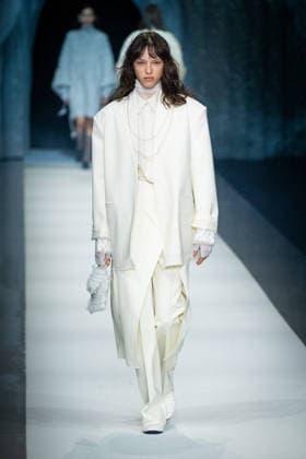 Anteprima fashion show during the Milan Fashion Week - Womenswear Fall Winter 2026 2027 in Milan, Italy, on 26 February 2026. A model walks the runway at Anteprima fashion show during the Milan Fashion Week - Womenswear Fall Winter 2026 2027 in Milan, Italy, on 26 February 2026., Credit:Stefano Costantino TTL Avalon Italy, Milan  Copyright: xStefanoxCostantinoxTTLx xAvalonx 1078458346