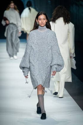 Anteprima fashion show during the Milan Fashion Week - Womenswear Fall Winter 2026 2027 in Milan, Italy, on 26 February 2026. A model walks the runway at Anteprima fashion show during the Milan Fashion Week - Womenswear Fall Winter 2026 2027 in Milan, Italy, on 26 February 2026., Credit:Stefano Costantino TTL Avalon Italy, Milan  Copyright: xStefanoxCostantinoxTTLx xAvalonx 1078458370