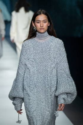 Anteprima fashion show during the Milan Fashion Week - Womenswear Fall Winter 2026 2027 in Milan, Italy, on 26 February 2026. A model walks the runway at Anteprima fashion show during the Milan Fashion Week - Womenswear Fall Winter 2026 2027 in Milan, Italy, on 26 February 2026., Credit:Stefano Costantino TTL Avalon Italy, Milan  Copyright: xStefanoxCostantinoxTTLx xAvalonx 1078458379