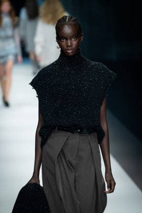 Anteprima fashion show during the Milan Fashion Week - Womenswear Fall Winter 2026 2027 in Milan, Italy, on 26 February 2026. A model walks the runway at Anteprima fashion show during the Milan Fashion Week - Womenswear Fall Winter 2026 2027 in Milan, Italy, on 26 February 2026., Credit:Stefano Costantino TTL Avalon Italy, Milan  Copyright: xStefanoxCostantinoxTTLx xAvalonx 1078458419