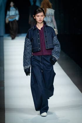 Anteprima fashion show during the Milan Fashion Week - Womenswear Fall Winter 2026 2027 in Milan, Italy, on 26 February 2026. A model walks the runway at Anteprima fashion show during the Milan Fashion Week - Womenswear Fall Winter 2026 2027 in Milan, Italy, on 26 February 2026., Credit:Stefano Costantino TTL Avalon Italy, Milan  Copyright: xStefanoxCostantinoxTTLx xAvalonx 1078458447