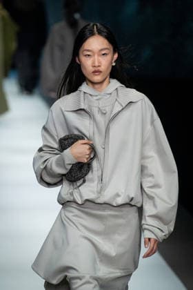 Anteprima fashion show during the Milan Fashion Week - Womenswear Fall Winter 2026 2027 in Milan, Italy, on 26 February 2026. A model walks the runway at Anteprima fashion show during the Milan Fashion Week - Womenswear Fall Winter 2026 2027 in Milan, Italy, on 26 February 2026., Credit:Stefano Costantino TTL Avalon Italy, Milan  Copyright: xStefanoxCostantinoxTTLx xAvalonx 1078458618