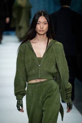 Anteprima fashion show during the Milan Fashion Week - Womenswear Fall Winter 2026 2027 in Milan, Italy, on 26 February 2026. A model walks the runway at Anteprima fashion show during the Milan Fashion Week - Womenswear Fall Winter 2026 2027 in Milan, Italy, on 26 February 2026., Credit:Stefano Costantino TTL Avalon Italy, Milan  Copyright: xStefanoxCostantinoxTTLx xAvalonx 1078458741