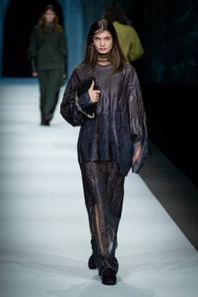 Anteprima fashion show during the Milan Fashion Week - Womenswear Fall Winter 2026 2027 in Milan, Italy, on 26 February 2026. A model walks the runway at Anteprima fashion show during the Milan Fashion Week - Womenswear Fall Winter 2026 2027 in Milan, Italy, on 26 February 2026., Credit:Stefano Costantino TTL Avalon Italy, Milan  Copyright: xStefanoxCostantinoxTTLx xAvalonx 1078458799
