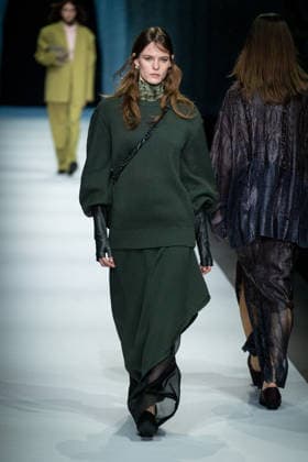 Anteprima fashion show during the Milan Fashion Week - Womenswear Fall Winter 2026 2027 in Milan, Italy, on 26 February 2026. A model walks the runway at Anteprima fashion show during the Milan Fashion Week - Womenswear Fall Winter 2026 2027 in Milan, Italy, on 26 February 2026., Credit:Stefano Costantino TTL Avalon Italy, Milan  Copyright: xStefanoxCostantinoxTTLx xAvalonx 1078458821