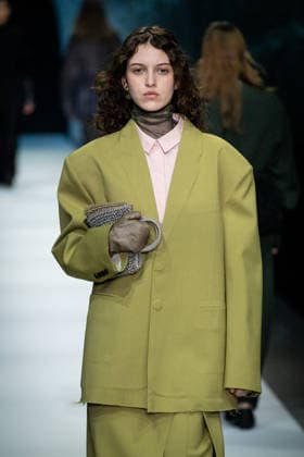 Anteprima fashion show during the Milan Fashion Week - Womenswear Fall Winter 2026 2027 in Milan, Italy, on 26 February 2026. A model walks the runway at Anteprima fashion show during the Milan Fashion Week - Womenswear Fall Winter 2026 2027 in Milan, Italy, on 26 February 2026., Credit:Stefano Costantino TTL Avalon Italy, Milan  Copyright: xStefanoxCostantinoxTTLx xAvalonx 1078458857