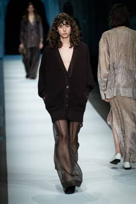 Anteprima fashion show during the Milan Fashion Week - Womenswear Fall Winter 2026 2027 in Milan, Italy, on 26 February 2026. A model walks the runway at Anteprima fashion show during the Milan Fashion Week - Womenswear Fall Winter 2026 2027 in Milan, Italy, on 26 February 2026., Credit:Stefano Costantino TTL Avalon Italy, Milan  Copyright: xStefanoxCostantinoxTTLx xAvalonx 1078458920