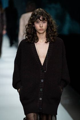 Anteprima fashion show during the Milan Fashion Week - Womenswear Fall Winter 2026 2027 in Milan, Italy, on 26 February 2026. A model walks the runway at Anteprima fashion show during the Milan Fashion Week - Womenswear Fall Winter 2026 2027 in Milan, Italy, on 26 February 2026., Credit:Stefano Costantino TTL Avalon Italy, Milan  Copyright: xStefanoxCostantinoxTTLx xAvalonx 1078458928