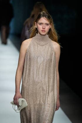 Anteprima fashion show during the Milan Fashion Week - Womenswear Fall Winter 2026 2027 in Milan, Italy, on 26 February 2026. A model walks the runway at Anteprima fashion show during the Milan Fashion Week - Womenswear Fall Winter 2026 2027 in Milan, Italy, on 26 February 2026., Credit:Stefano Costantino TTL Avalon Italy, Milan  Copyright: xStefanoxCostantinoxTTLx xAvalonx 1078458967