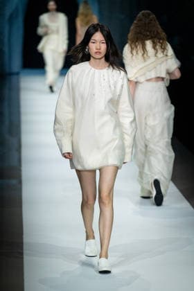 Anteprima fashion show during the Milan Fashion Week - Womenswear Fall Winter 2026 2027 in Milan, Italy, on 26 February 2026. A model walks the runway at Anteprima fashion show during the Milan Fashion Week - Womenswear Fall Winter 2026 2027 in Milan, Italy, on 26 February 2026., Credit:Stefano Costantino TTL Avalon Italy, Milan  Copyright: xStefanoxCostantinoxTTLx xAvalonx 1078458993