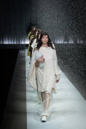 Anteprima fashion show during the Milan Fashion Week - Womenswear Fall Winter 2026 2027 in Milan, Italy, on 26 February 2026. A model walks the runway at Anteprima fashion show during the Milan Fashion Week - Womenswear Fall Winter 2026 2027 in Milan, Italy, on 26 February 2026., Credit:Stefano Costantino TTL Avalon Italy, Milan  Copyright: xStefanoxCostantinoxTTLx xAvalonx 1078459030