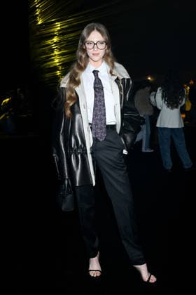 Milan, Milan Women s Fashion Week: Fall Winter 2026 27 - Boss Fashion Show - Guests. Pictured: guest  Copyright: xRiccardoxGiordanox xipa-agency.netx xRiccardoxGiordanox IPA_Agency_IPA72052718