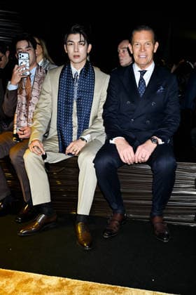 Milan, Milan Women s Fashion Week: Fall Winter 2026 27 - Boss Fashion Show - Guests. Pictured: Mew Suppasit, guest  Copyright: xRiccardoxGiordanox xipa-agency.netx xRiccardoxGiordanox IPA_Agency_IPA72052727