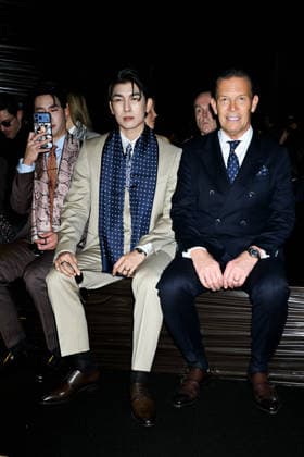 Milan, Milan Women s Fashion Week: Fall Winter 2026 27 - Boss Fashion Show - Guests. Pictured: Mew Suppasit, guest  Copyright: xRiccardoxGiordanox xipa-agency.netx xRiccardoxGiordanox IPA_Agency_IPA72052729