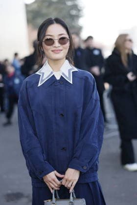 MFW - Prada Outside Anna Sawai at the Prada fashion show during the Milan Womenswear Fall Winter 2026 2027 Fashion Week on February 26, 2026 in Milan, Italy. Photo by Marco Piovanotto ABACAPRESS.COM Milan Italy  Copyright: xPiovanottoxMarco ABACAx