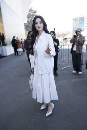 MFW - Prada Outside Yang Mi at the Prada fashion show during the Milan Womenswear Fall Winter 2026 2027 Fashion Week on February 26, 2026 in Milan, Italy. Photo by Marco Piovanotto ABACAPRESS.COM Milan Italy  Copyright: xPiovanottoxMarco ABACAx