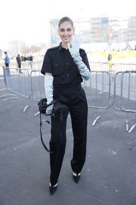 MFW - Prada Outside Chiara Ferragni at the Prada fashion show during the Milan Womenswear Fall Winter 2026 2027 Fashion Week on February 26, 2026 in Milan, Italy. Photo by Marco Piovanotto ABACAPRESS.COM Milan Italy  Copyright: xPiovanottoxMarco ABACAx