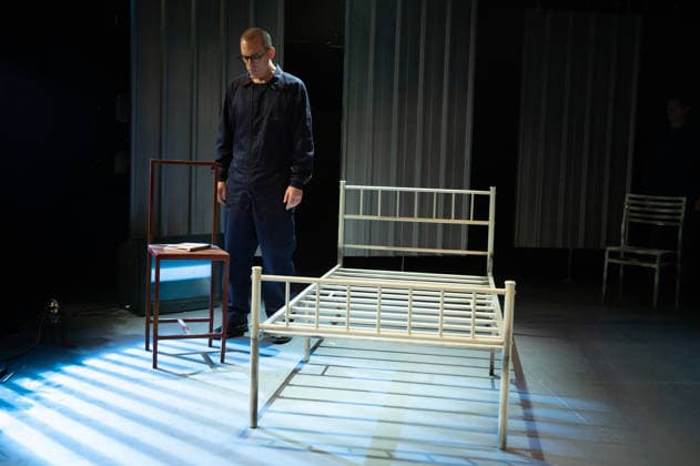 1984 by George Orwell in Madrid, Spain - 26 Feb 2026 Actor David Lazaro performs during the presentation of the play 1984 by George Orwell at the Fernan Gomez Theatre in Madrid. Madrid Spain Copyright: xAtilanoxGarciax xSOPAxImagesx photos06592
