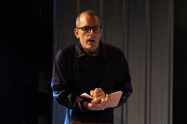 1984 by George Orwell in Madrid, Spain - 26 Feb 2026 Actor David Lazaro performs during the presentation of the play 1984 by George Orwell at the Fernan Gomez Theatre in Madrid. Madrid Spain Copyright: xAtilanoxGarciax xSOPAxImagesx photos06596