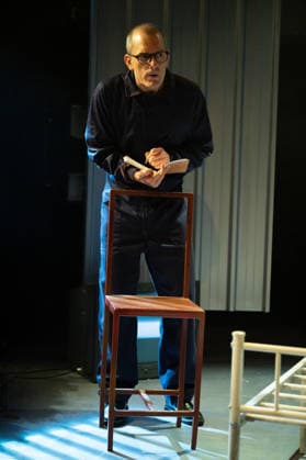 1984 by George Orwell in Madrid, Spain - 26 Feb 2026 Actor David Lazaro performs during the presentation of the play 1984 by George Orwell at the Fernan Gomez Theatre in Madrid. Madrid Spain Copyright: xAtilanoxGarciax xSOPAxImagesx photos06597