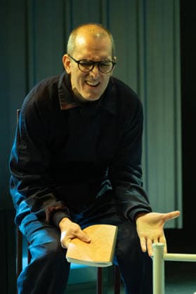 1984 by George Orwell in Madrid, Spain - 26 Feb 2026 Actor David Lazaro performs during the presentation of the play 1984 by George Orwell at the Fernan Gomez Theatre in Madrid. Madrid Spain Copyright: xAtilanoxGarciax xSOPAxImagesx photos06603