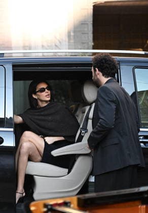 Kendall Jenner attended an Armani and L Oreal event in Milan, wearing a black sparkly dress that highlighted her elegant style for the evening Milan Fashion Week MLFW , February 26, 2026 Kendall Jenner attended an Armani and L Oreal event in Milan, wearing a black sparkly dress that highlighted her elegant style for the evening Milan Italy  Copyright: xYehielxChekrounex xBestimagexYehielxChekrounex xBestimagex
