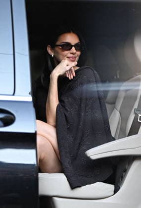 Kendall Jenner attended an Armani and L Oreal event in Milan, wearing a black sparkly dress that highlighted her elegant style for the evening Milan Fashion Week MLFW , February 26, 2026 Kendall Jenner attended an Armani and L Oreal event in Milan, wearing a black sparkly dress that highlighted her elegant style for the evening Milan Italy  Copyright: xYehielxChekrounex xBestimagexYehielxChekrounex xBestimagex