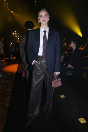 Milano Fashion Week - Women F W 26-27 Boss Men and Women Fashion Show Front Row Milan, Italy Chiara Ferragni Milano Fashion Week - Women F W 26-27 Boss Men and Women Fashion Show Front Row Milan, Italy 26th February 2026 SGPItalia id 134535_001 * Not Exclusive  Copyright: xMarcoxErbax