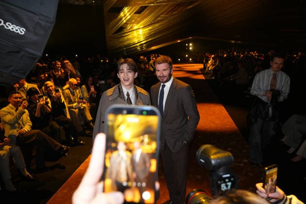 Milano Fashion Week - Women F W 26-27 Boss Men and Women Fashion Show Front Row Milan, Italy S.Coup;David Beckam Milano Fashion Week - Women F W 26-27 Boss Men and Women Fashion Show Front Row Milan, Italy 26th February 2026 SGPItalia id 134535_001 * Not Exclusive  Copyright: xMarcoxErbax