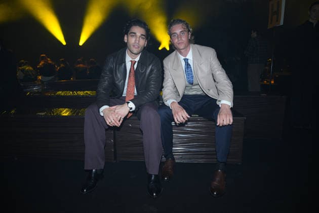 Milano Fashion Week - Women F W 26-27 Boss Men and Women Fashion Show Front Row Milan, Italy Josh Heuston;Joseph Zada Milano Fashion Week - Women F W 26-27 Boss Men and Women Fashion Show Front Row Milan, Italy 26th February 2026 SGPItalia id 134535_001 * Not Exclusive  Copyright: xMarcoxErbax