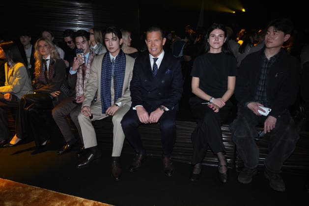 Milano Fashion Week - Women F W 26-27 Boss Men and Women Fashion Show Front Row Milan, Italy Tul Pakorn;Mew Suppasit Milano Fashion Week - Women F W 26-27 Boss Men and Women Fashion Show Front Row Milan, Italy 26th February 2026 SGPItalia id 134535_001 * Not Exclusive  Copyright: xMarcoxErbax