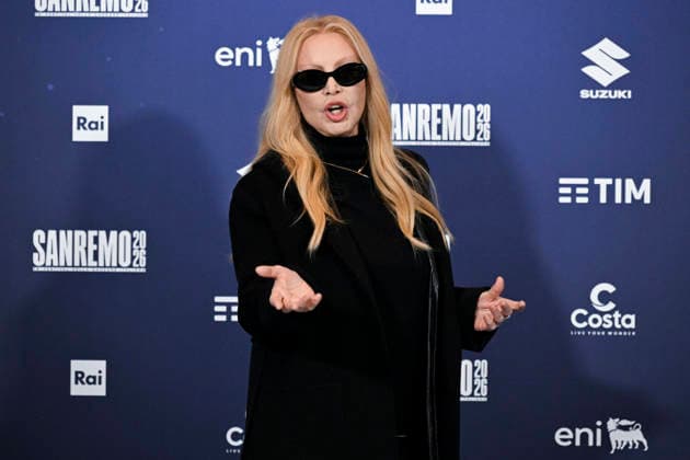 February 26, 2026, Sanremo, Italy: Italian singer Patty Pravo poses during a photocall at the 76th edition of the Sanremo Italian Song Festival, in Sanremo, Italy, 26 February 2026. The music festival will run from 24 to 28 February 2026. ANSA RICCARDO ANTIMIANI. Sanremo Italy  - ZUMAa110 20260226_zaf_a110_100 Copyright: xRiccardoxAntimianix