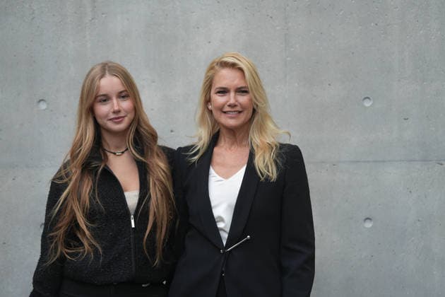 Milan, Milan Women s Fashion Week: Fall Winter 2026 27 - Women s Fashion, Fall Winter 2026 27 - Emporio Armani fashion show - arrivals in the photo: Taína Gravier and Valeria Mazza  Copyright: x xipa-agency.netx xRiccardoxGIordanox IPA_Agency_IPA72059808