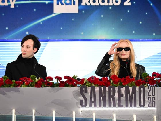 Sanremo, 76th Italian Song Festival. Press conference with Patty Pravo and her partner Simone Folco.  Copyright: xManuelexMangiarottix xipa-agency.netx xPoolxSanremox02x IPA_Agency_IPA72059850
