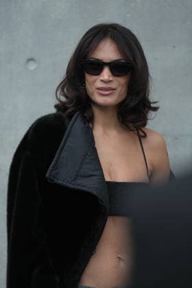 Milan, Milan Women s Fashion Week: Fall Winter 2026 27 - Women s Fashion, Fall Winter 2026 27 - Emporio Armani fashion show - arrivals in the photo: Elodie  Copyright: x xipa-agency.netx xRiccardoxGIordanox IPA_Agency_IPA72059858