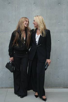 Milan, Milan Women s Fashion Week: Fall Winter 2026 27 - Women s Fashion, Fall Winter 2026 27 - Emporio Armani fashion show - arrivals in the photo: Taína Gravier and Valeria Mazza  Copyright: x xipa-agency.netx xRiccardoxGIordanox IPA_Agency_IPA72059805